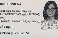 Trưởng bộ phận thư ký tài chính AIC Nguyễn Thị Thu Phương bị tạm giam