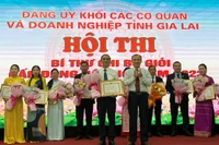 Hội thi bí thư chi bộ giỏi cấp Đảng bộ Khối các Cơ quan và Doanh nghiệp tỉnh: Đợt sinh hoạt chính trị bổ ích