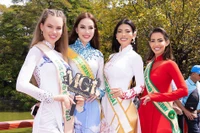 Dàn mỹ nhân Miss Grand International 2023 khoe sắc với áo dài