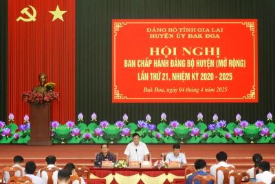 Đak Đoa tập trung lãnh đạo nhiệm vụ trọng tâm quý II-2025
