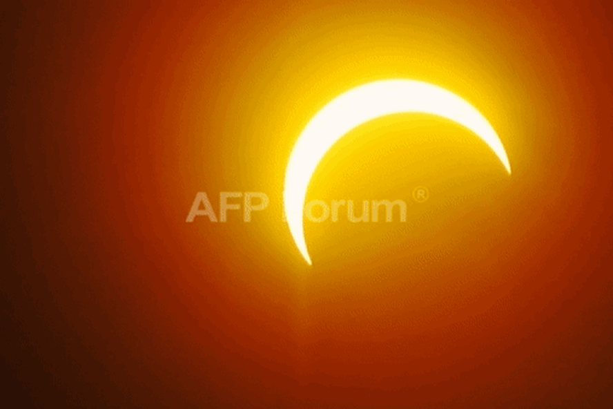 Nhật thực hình khuyên đầu tiên trong thập kỷ sẽ diễn ra vào ngày 21.6. Ảnh: AFP
