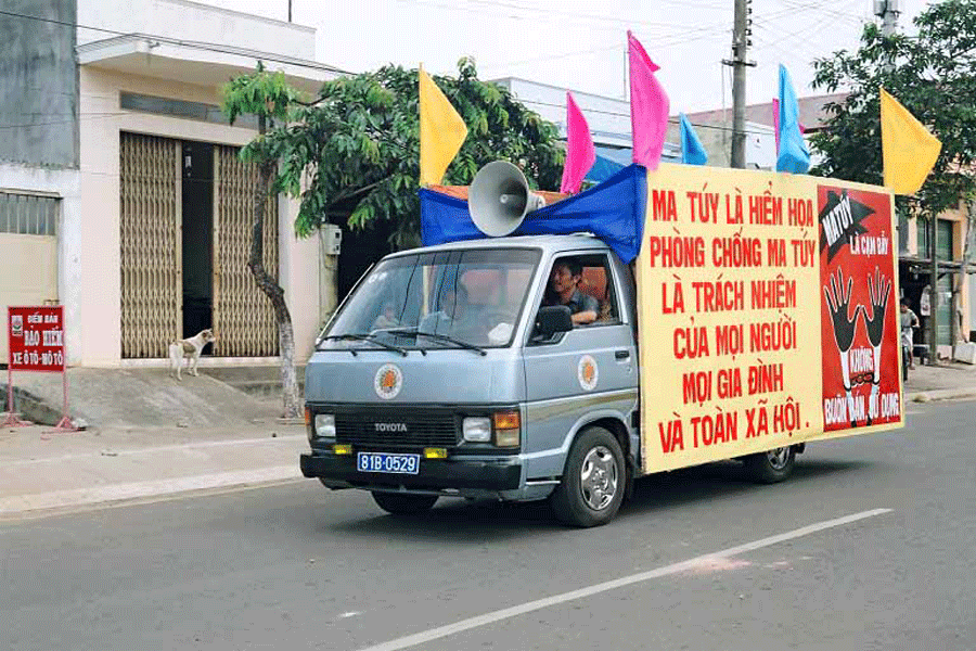 Tuyên truyền trong cộng đồng về phòng-chống ma túy. (Ảnh nguồn internet)