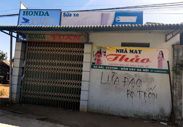 Tài sản của vợ chồng bà Thảo rao bán hiện đang bị cơ quan chức năng tạm thời phong tỏa. Ảnh: T.H Tài sản của vợ chồng bà Thảo rao bán hiện đang bị cơ quan chức năng tạm thời phong tỏa. Ảnh: T.H