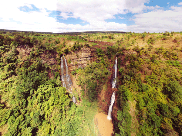 Thác Đôi. Ảnh: HOÀNH SƠN