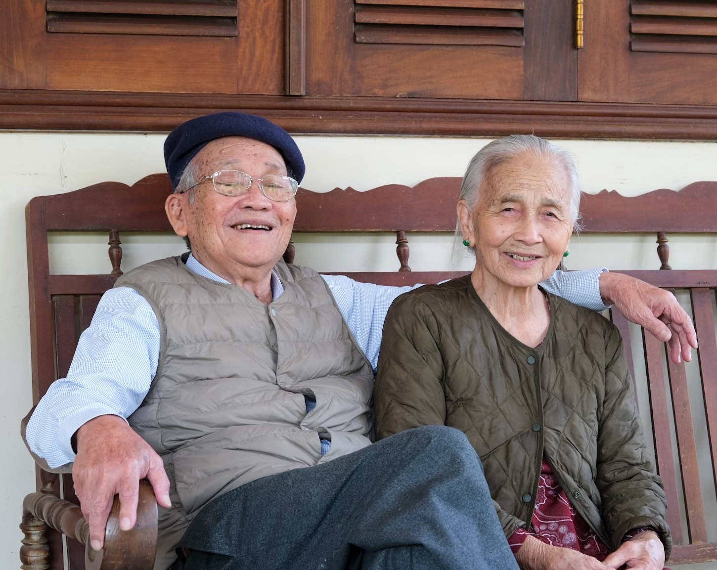 Ông Đoàn Tiến Quyết và vợ-bà Nguyễn Thị Thơm. Ảnh: Hoàng Ngọc ong-doan-tien-quyet-va-vo-ba-nguyen-thi-thom.jpg