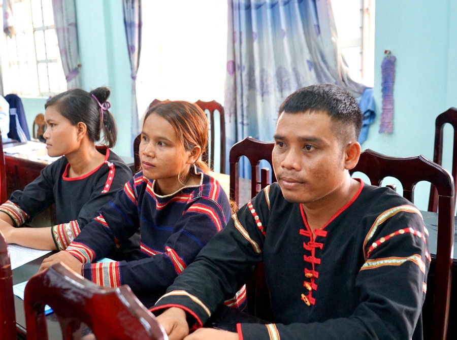 Dự án 8 đã tác động đến nhận thức của cả 2 giới về thực hiện hiệu quả mục tiêu bình đẳng giới và nâng cao đời sống vật chất, tinh thần cho phụ nữ và trẻ em vùng dân tộc thiểu số. Ảnh: Minh Châu