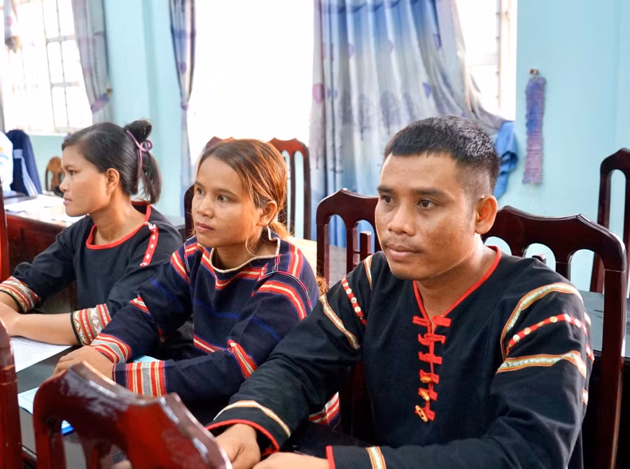 Dự án 8 đã tác động đến nhận thức của cả 2 giới về thực hiện hiệu quả mục tiêu bình đẳng giới và nâng cao đời sống vật chất, tinh thần cho phụ nữ và trẻ em vùng dân tộc thiểu số. Ảnh: Minh Châu