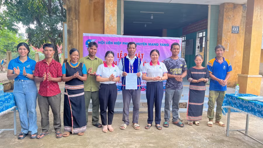 Ra mắt "Tổ truyền thông cộng đồng" tại làng A Lao, xã Lơ Pang