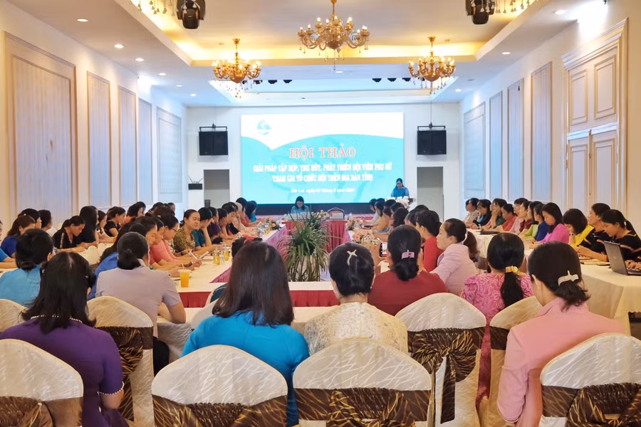 Quang cảnh hội thảo. Ảnh: Minh Châu Quang cảnh hội thảo. Ảnh: Minh Châu