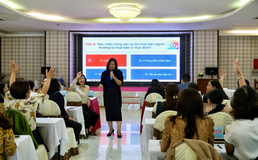 Quang cảnh lớp tập huấn. Ảnh: Minh Châu Quang cảnh lớp tập huấn. Ảnh: Minh Châu