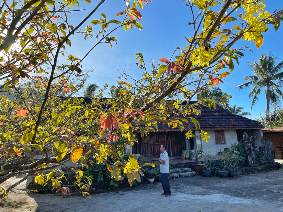 Gia đình ông Huỳnh Tấn Đường-thôn Ngô Sơn quê gốc Bình Định, lên Gia Lai định cư từ những năm 1968. Ảnh: Hoàng Ngọc