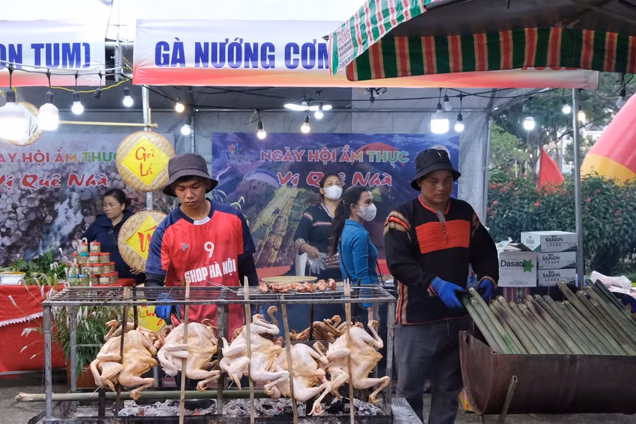 Ẩm thực truyền thống của các dân tộc bản địa Gia Lai. Ảnh: Hoàng Ngọc