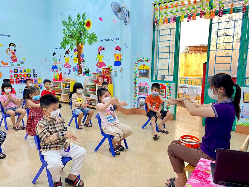 Trẻ em ở TP. Pleiku ngày càng được chăm sóc, dạy dỗ tốt hơn. Ảnh: Mộc Trà