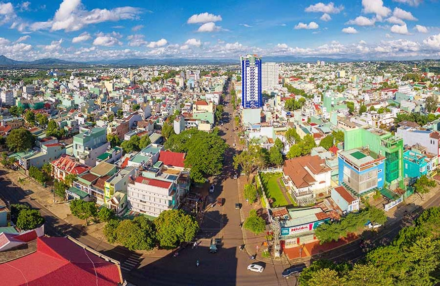 Thành phố Pleiku ngày càng hiện đại. Ảnh T.L Thành phố Pleiku ngày càng hiện đại. Ảnh T.L