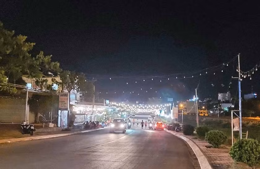 Khu vực suối Hội Phú (TP. Pleiku) là trọng tâm kế hoạch phát triển kinh tế đêm. Ảnh: Hoành Sơn