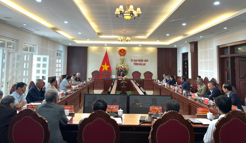 Giao ban các hội đặc thù thuộc lĩnh vực khoa giáo-văn xã năm 2022. Ảnh: Lam Nguyên