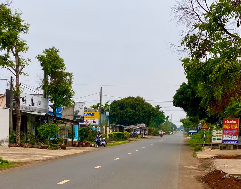 Một góc xã Diên Phú (TP. Pleiku). Ảnh Hà Duy