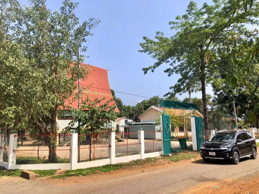 Một góc làng Nú (xã Ia Khai, huyện Ia Grai) hôm nay. Ảnh Lê Nam