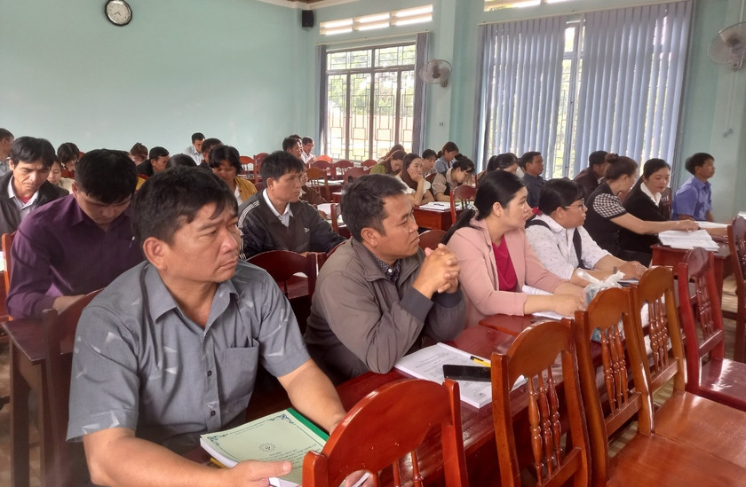 Các đại biểu tham gia tập huấn. Ảnh: Ngọc Kim