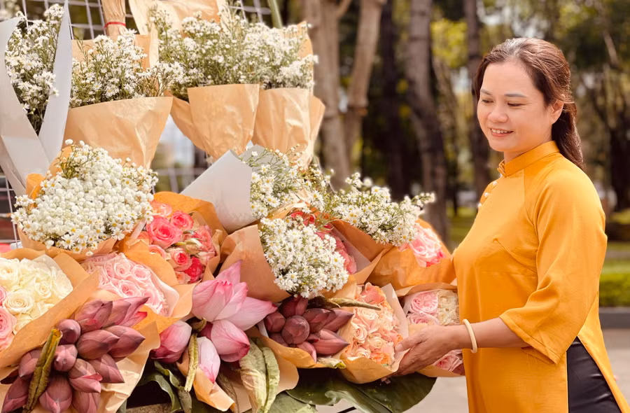 Một không gian nhỏ xinh của Hà Nội nơi góc phố Pleiku. Ảnh: Mai Ka