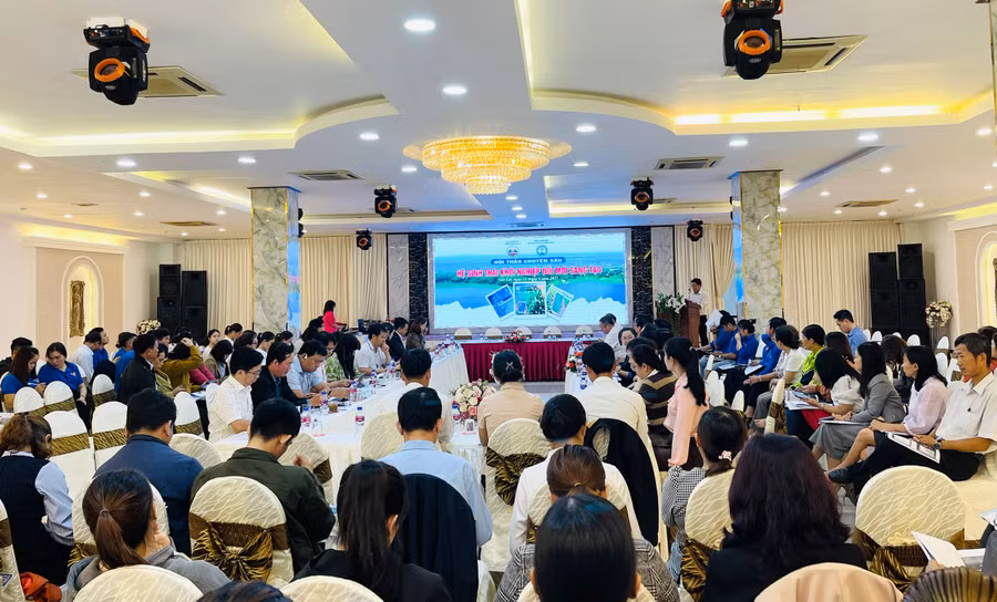 Hội thảo chuyên sâu về hệ sinh thái khởi nghiệp đổi mới sáng tạo. Ảnh: Trần Dung