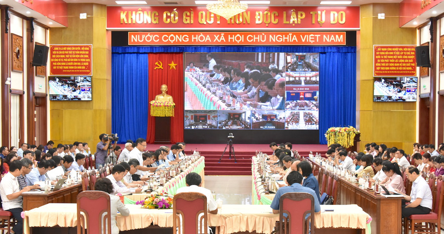 Quang cảnh hội nghị. Ảnh: Đ.T Quang cảnh hội nghị. Ảnh: Đ.T
