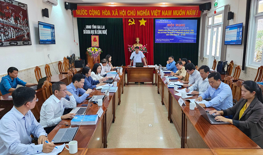 Quang cảnh hội nghị. Ảnh: Mộc Trà Quang cảnh hội nghị. Ảnh: Mộc Trà