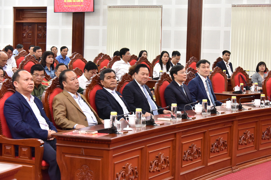 Các đại biểu dự hội nghị. Ảnh: Đ.T Các đại biểu dự hội nghị. Ảnh: Đ.T