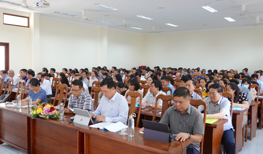 Các đại biểu dự hội nghị. Ảnh: Mộc Trà Các đại biểu dự hội nghị. Ảnh: Mộc Trà