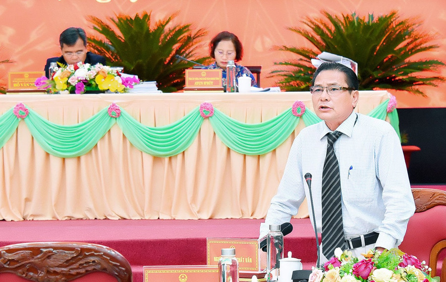 Giám đốc Sở Văn hóa-Thể thao và Du lịch Trần Ngọc Nhung nêu các giải pháp phát triển du lịch. Ảnh: Đ.T Giám đốc Sở Văn hóa-Thể thao và Du lịch Trần Ngọc Nhung nêu các giải pháp phát triển du lịch. Ảnh: Đ.T