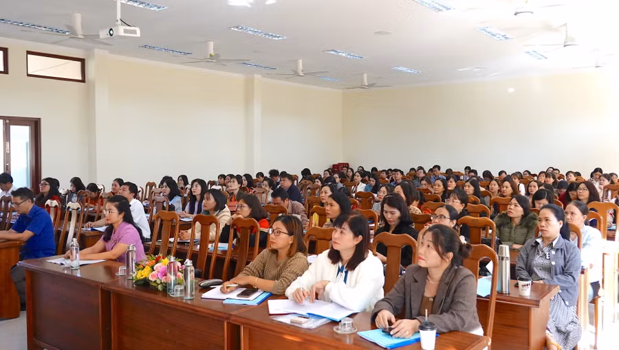 Các đại biểu tham gia tập huấn. Ảnh: Mộc Trà