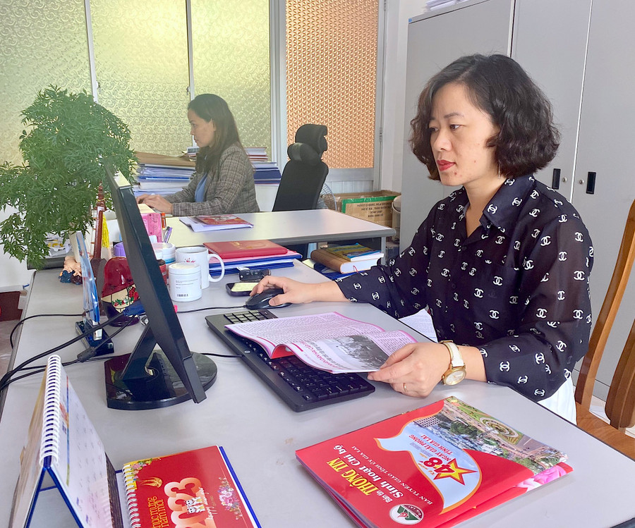 Tổng số biên chế các cơ quan Đảng, MTTQ, các tổ chức chính trị-xã hội tỉnh và cấp huyện năm 2023 được giao là 1.553 chỉ tiêu. Ảnh: Mộc Trà