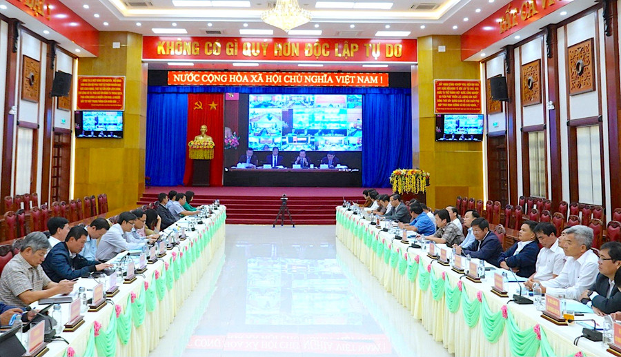 Quang cảnh hội nghị tại điểm cầu tỉnh Gia Lai. Ảnh: Mộc Trà Quang cảnh hội nghị tại điểm cầu tỉnh Gia Lai. Ảnh: Mộc Trà