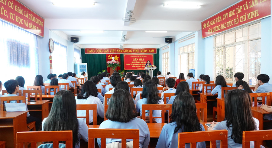 Quang cảnh buổi gặp mặt. Ảnh: Mộc Trà