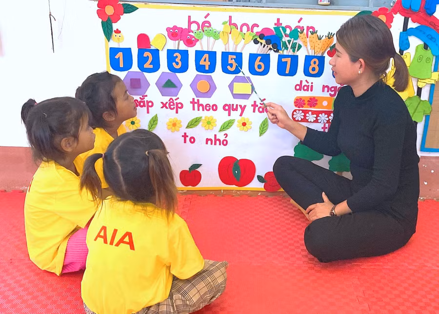 Gia Lai triển khai thực hiện chính sách giáo dục mầm non (GDMN) tại địa bàn có khu công nghiệp, tập trung nhiều lao động. Ảnh (minh họa): Mộc Trà