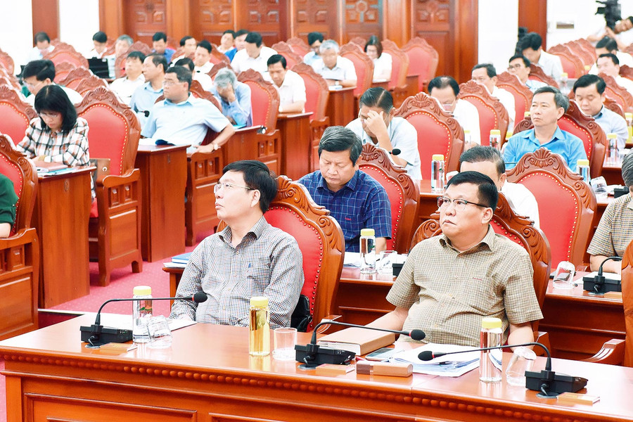 Các đại biểu dự hội nghị. Ảnh: Đức Thụy Các đại biểu dự hội nghị. Ảnh: Đức Thụy