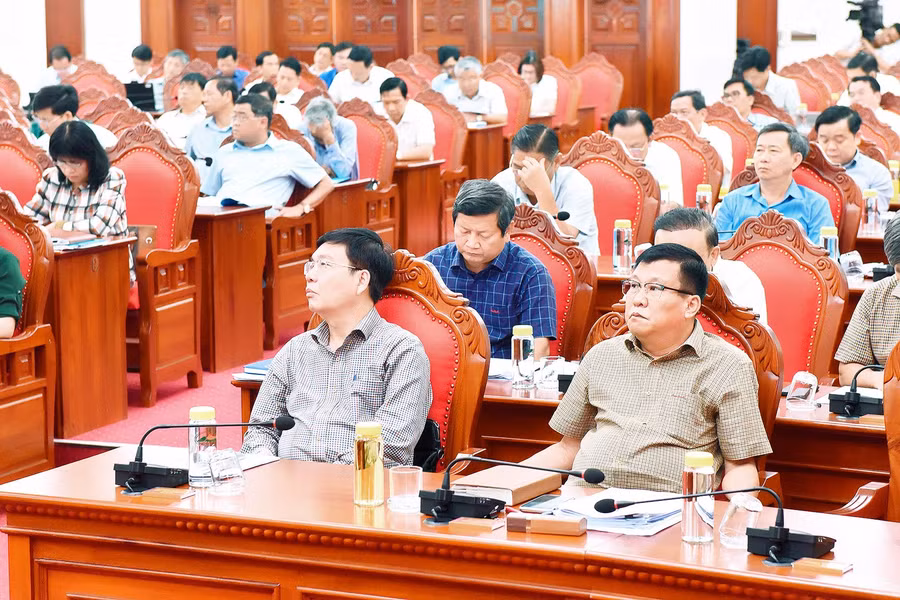 Các đại biểu dự hội nghị. Ảnh: Đức Thụy Các đại biểu dự hội nghị. Ảnh: Đức Thụy