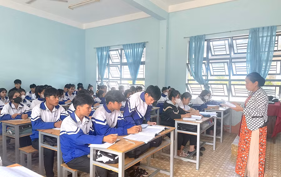 Các cơ sở giáo dục đang triển khai nhiều giải pháp nhằm nâng cao chất lượng Kỳ thi tốt nghiệp THPT năm 2024. Ảnh: Mộc Trà