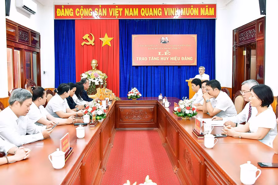 Quang cảnh buổi lễ. Ảnh: Đức Thụy