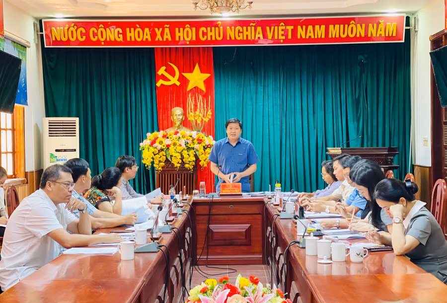 Đoàn giám sát họp tổng kết đợt giám sát về công tác cải cách hành chính giai đoạn 2021-2025. Ảnh: Trần Dung