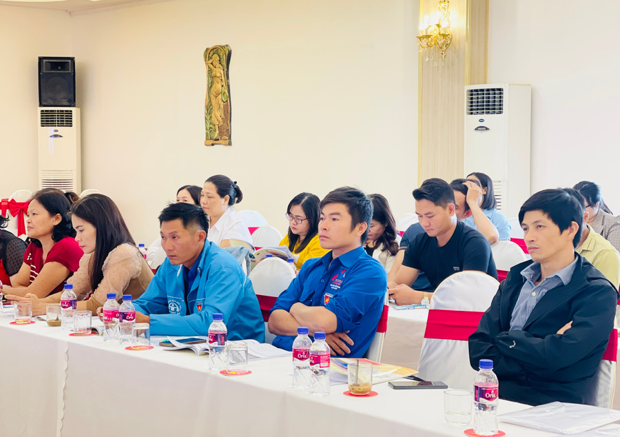 Các đại biểu tham gia hội thảo phát triển hệ sinh thái khởi nghiệp, đổi mới sáng tạo bền vững. Ảnh: Mai Ka Các đại biểu tham gia hội thảo phát triển hệ sinh thái khởi nghiệp, đổi mới sáng tạo bền vững. Ảnh: Mai Ka