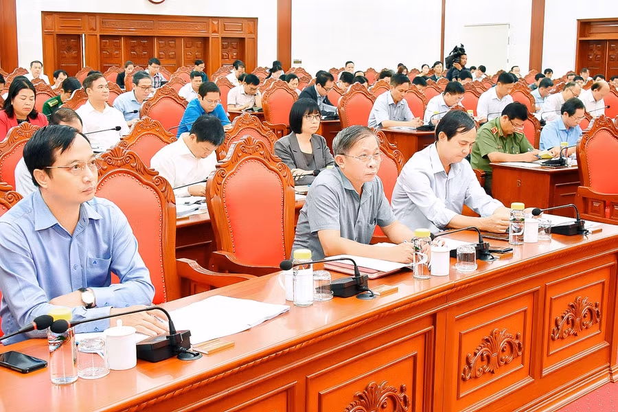 Đại biểu tham dự hội nghị lần thứ 16 Ban Chấp hành Đảng bộ tỉnh Gia Lai khóa XVI (mở rộng). Ảnh: Đức Thụy