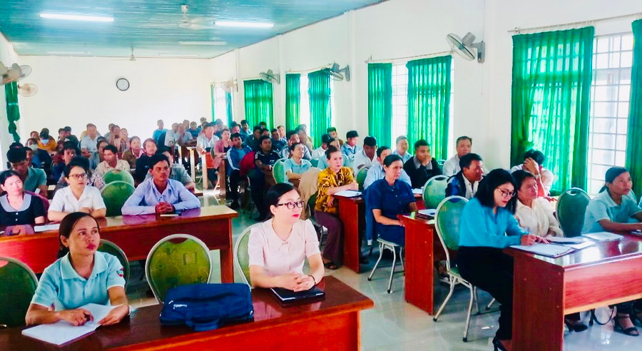 Lớp bồi dưỡng được tổ chức từ ngày 15 đến 19-4. Ảnh: Mai Ka Lớp bồi dưỡng được tổ chức từ ngày 15 đến 19-4. Ảnh: Mai Ka