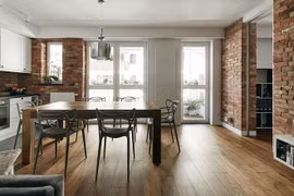 Thay đổi kết cấu của những bức tường, căn hộ này đem đến cho bạn vô vàn ý tưởng sáng tạo