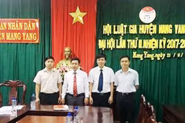 Hội Luật gia huyện Mang Yang tổ chức Đại hội lần thứ II