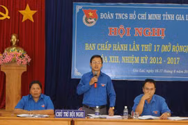 Hội nghị Ban Chấp hành Tỉnh Đoàn lần thứ 17 (mở rộng) khóa XIII, nhiệm kỳ 2012-2017