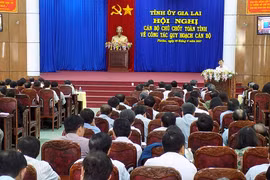 Hội nghị cán bộ chủ chốt toàn tỉnh về công tác quy hoạch cán bộ