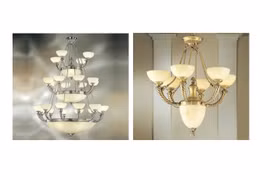 Các mẫu đèn chùm phòng khách vừa sáng vừa sang