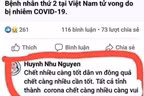 Đã xác minh được chủ tài khoản Facebook bình luận cực đoan về COVID-19