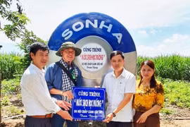 Bàn giao công trình nước sạch tại huyện Kbang